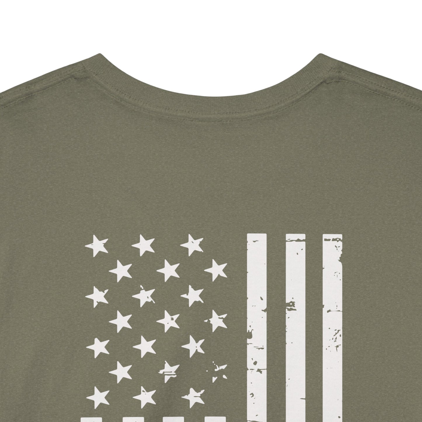 Diesel & Steel American Flag Tee - Unisex Heavy Cotton T-Shirt