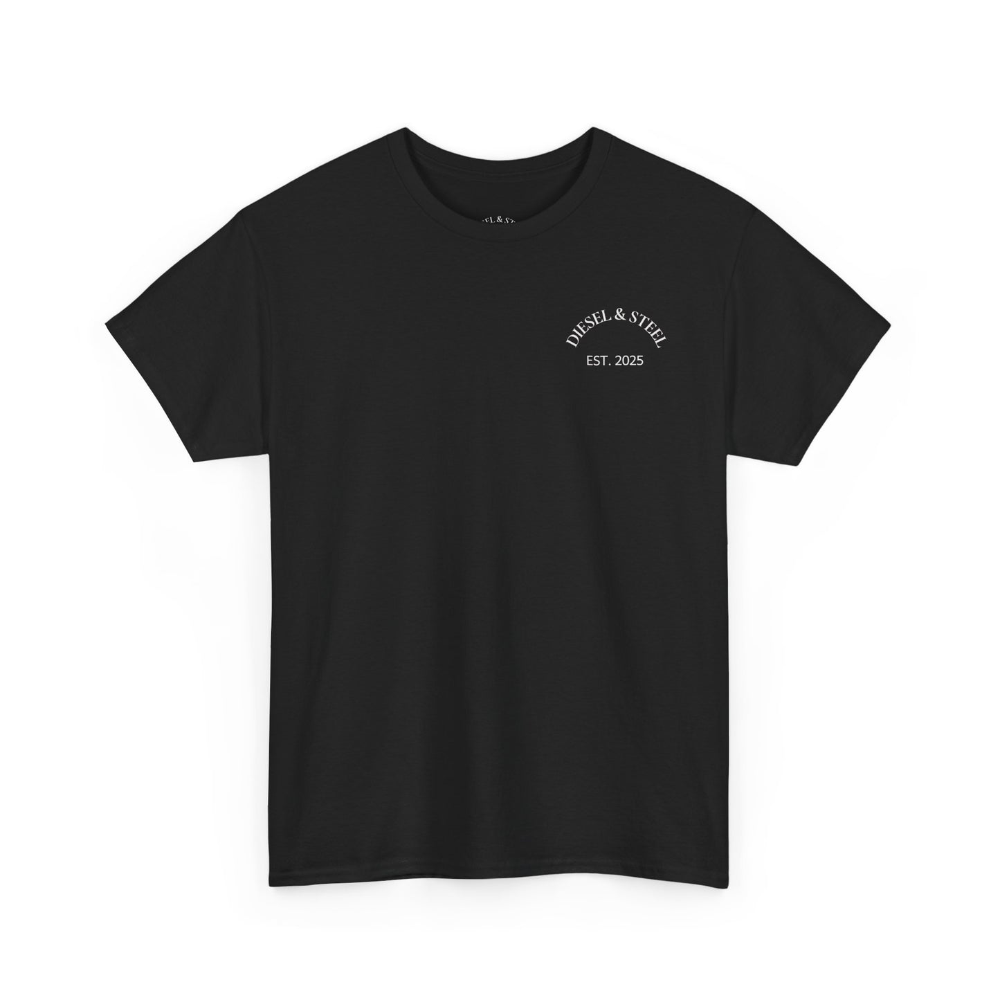 Diesel & Steel American Flag Tee - Unisex Heavy Cotton T-Shirt
