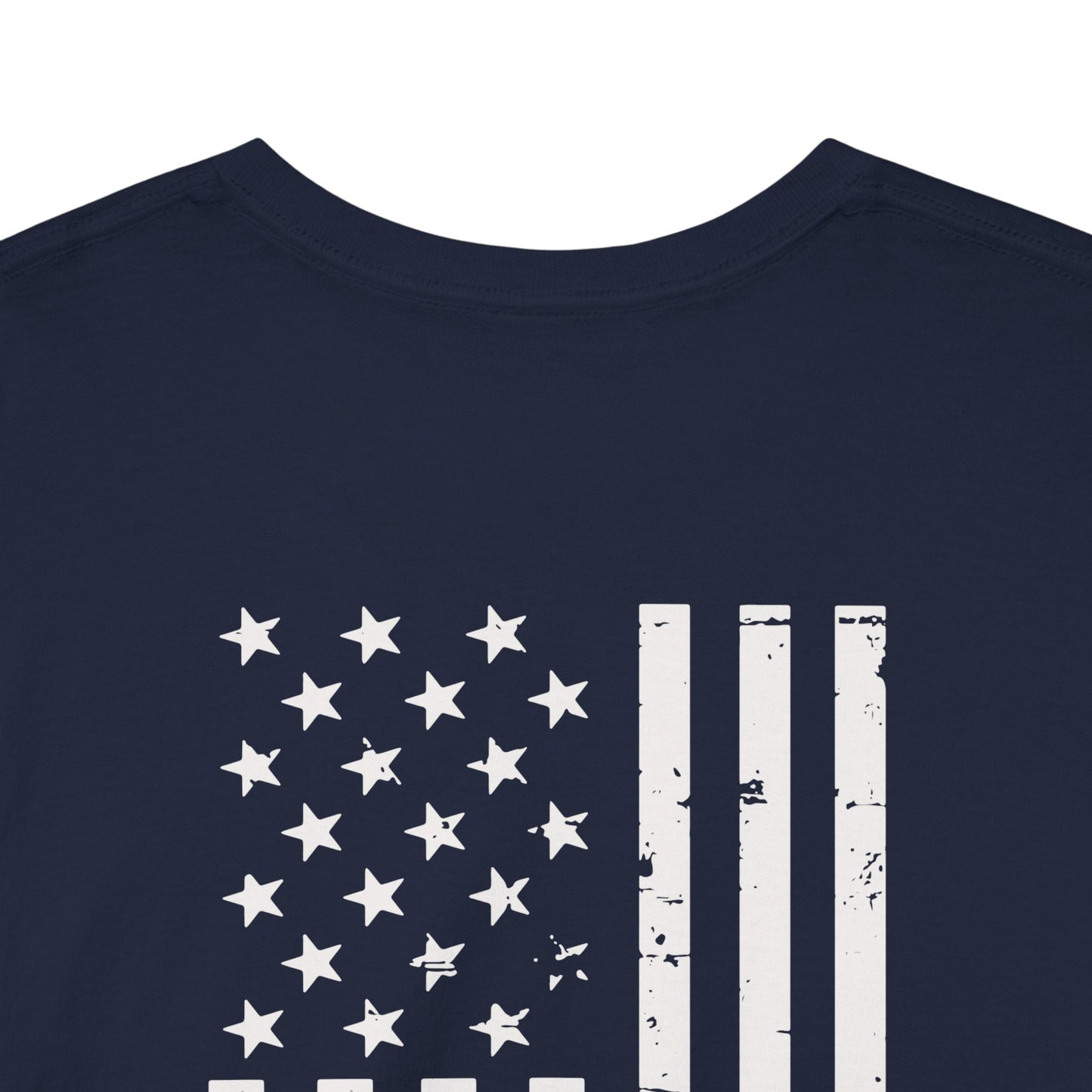 Diesel & Steel American Flag Tee - Unisex Heavy Cotton T-Shirt