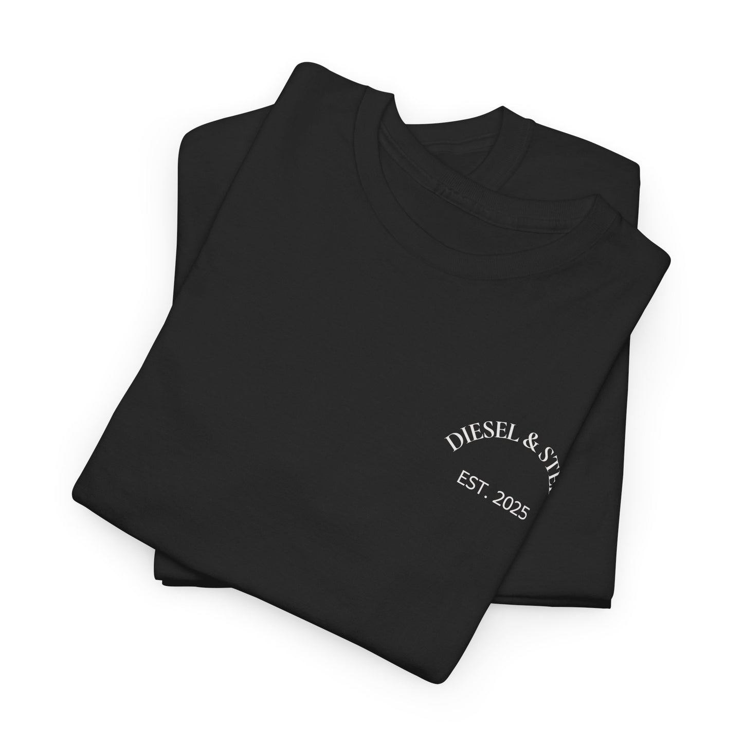 Diesel & Steel American Flag Tee - Unisex Heavy Cotton T-Shirt