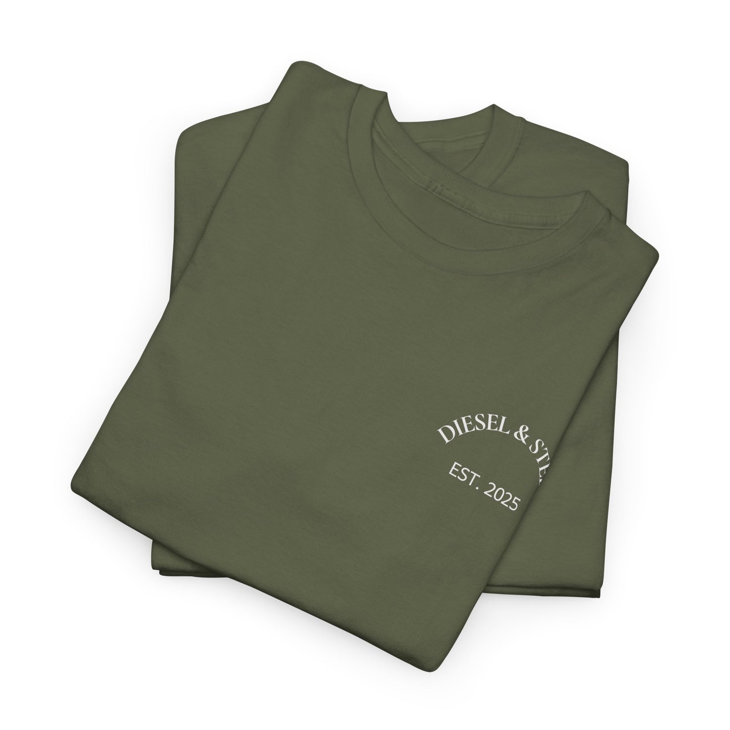 Diesel & Steel American Flag Tee - Unisex Heavy Cotton T-Shirt
